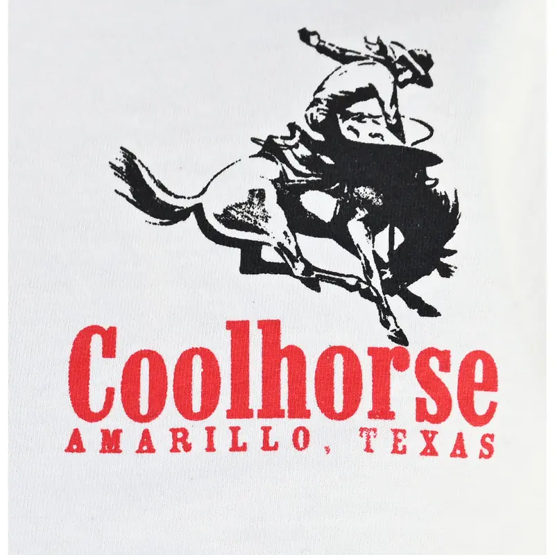 Coolhorse Ivory Cowboy Short Sleeve T-Shirt 3