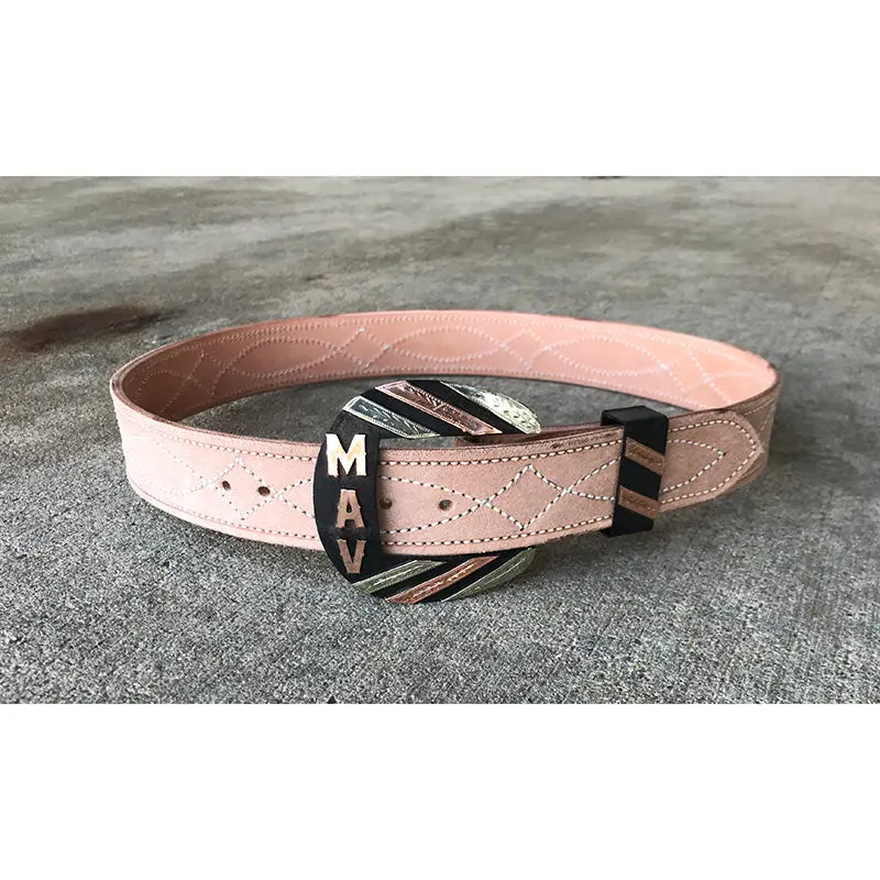 Coolhorse Leather 1 1/2" Gunslinger Roughout Belt- Pre-Made, Handmade In Amarillo, Tx 1