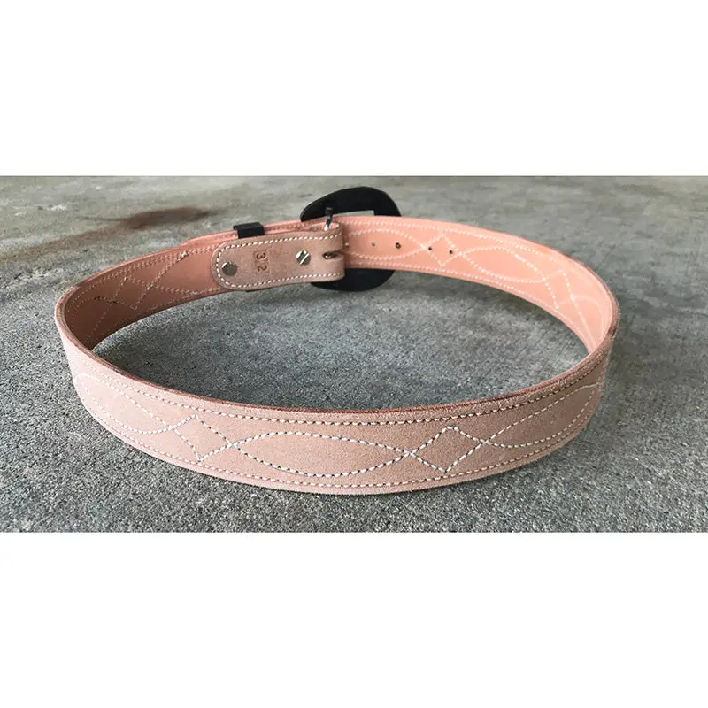 Coolhorse Leather 1 1/2" Gunslinger Roughout Belt- Pre-Made, Handmade In Amarillo, Tx 2
