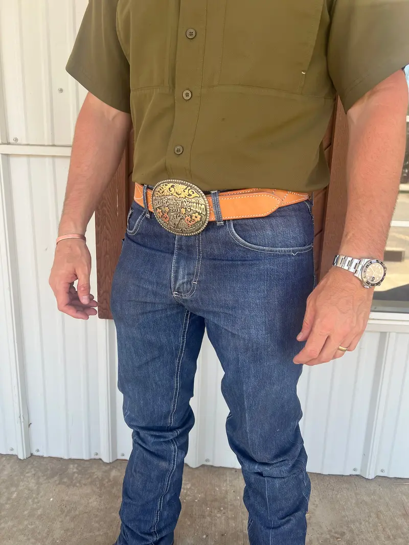 Coolhorse Leather 1 1/2" Slickout Gunslinger Belt, Handmade In Amarillo, Tx 4