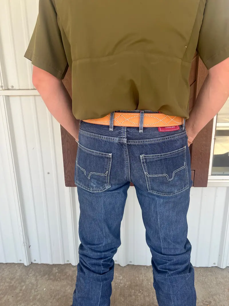 Coolhorse Leather 1 1/2" Slickout Gunslinger Belt, Handmade In Amarillo, Tx 5