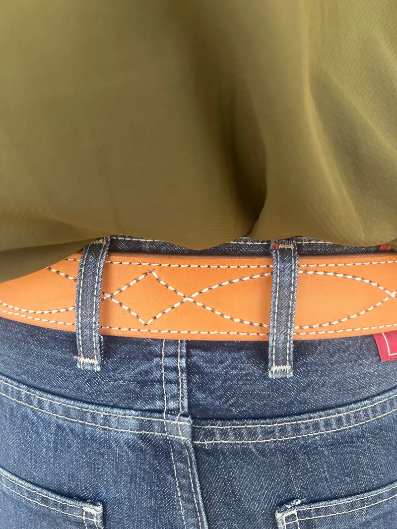 Coolhorse Leather 1 1/2" Slickout Gunslinger Belt, Handmade In Amarillo, Tx 6
