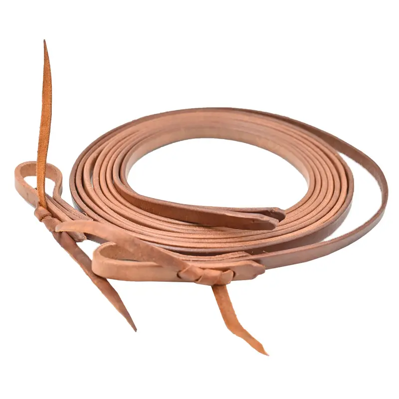Coolhorse Leather 1/2" Harness Split Reins- Handmade In Amarillo, Tx 1