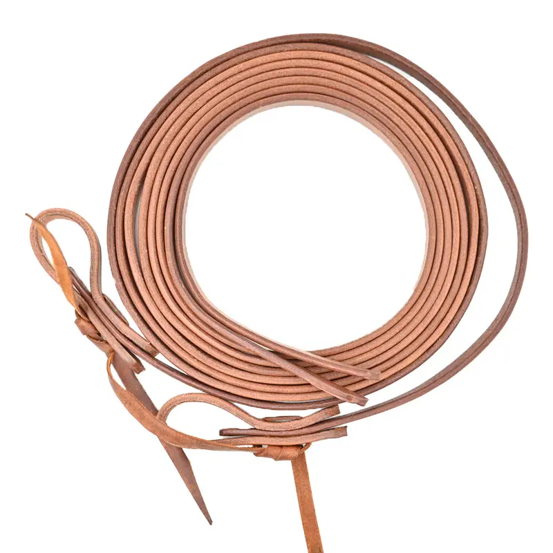 Coolhorse Leather 1/2" Harness Split Reins- Handmade In Amarillo, Tx 2