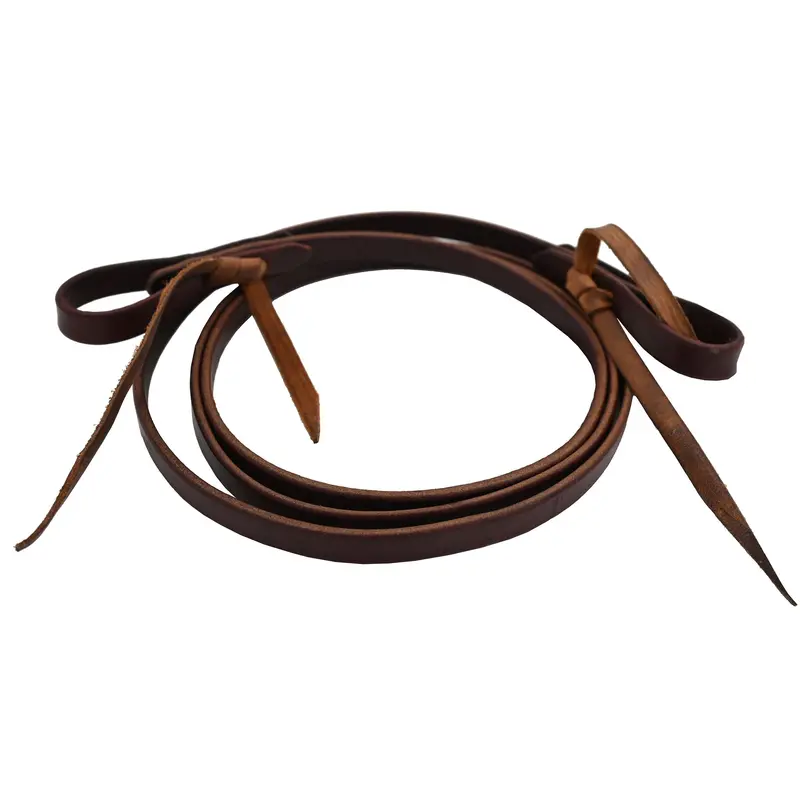 Coolhorse Leather 1/2" Latigo Leather Pony Roping Rein- Handmade In Amarillo, Tx 1