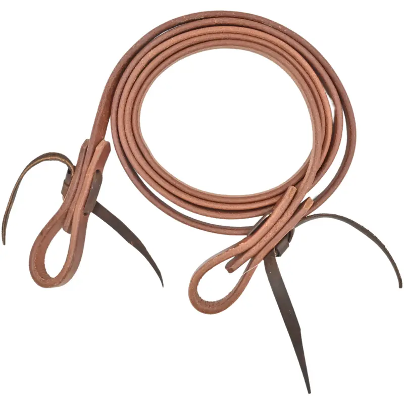 Coolhorse Leather 5/8" Harness Leather Roping Reins With Waterloops- Handmade In Amarillo, Tx 2