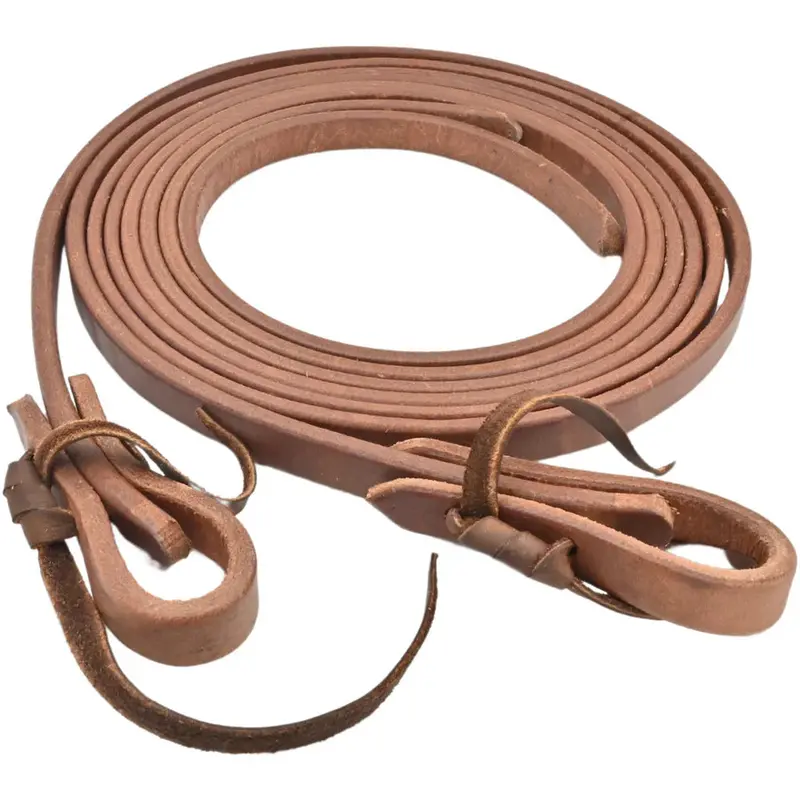 Coolhorse Leather 5/8" Weighted Harness Leather Split Rein- Handmade In Amarillo, Tx 1