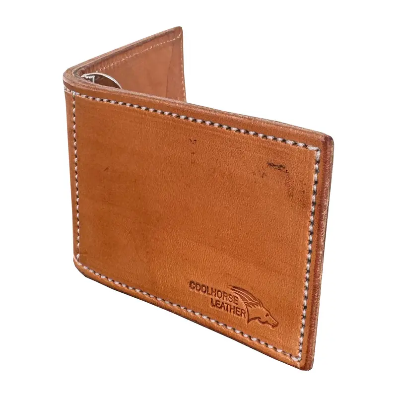 Coolhorse Leather Bifold Smoothout Money Clip Wallet 1
