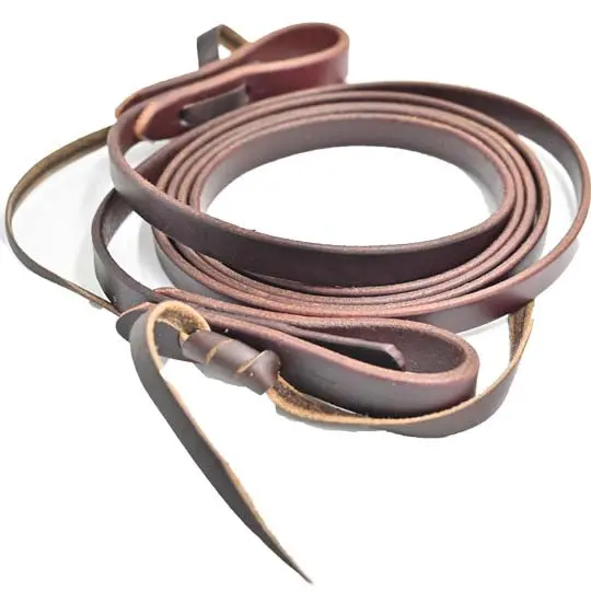 Coolhorse Leather Latigo Leather 1/2" Roping Reins 1