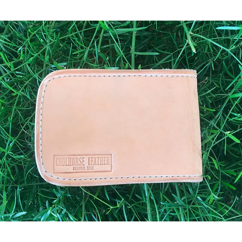 Coolhorse Leather Mini Smoothout Money Clip Wallet 1