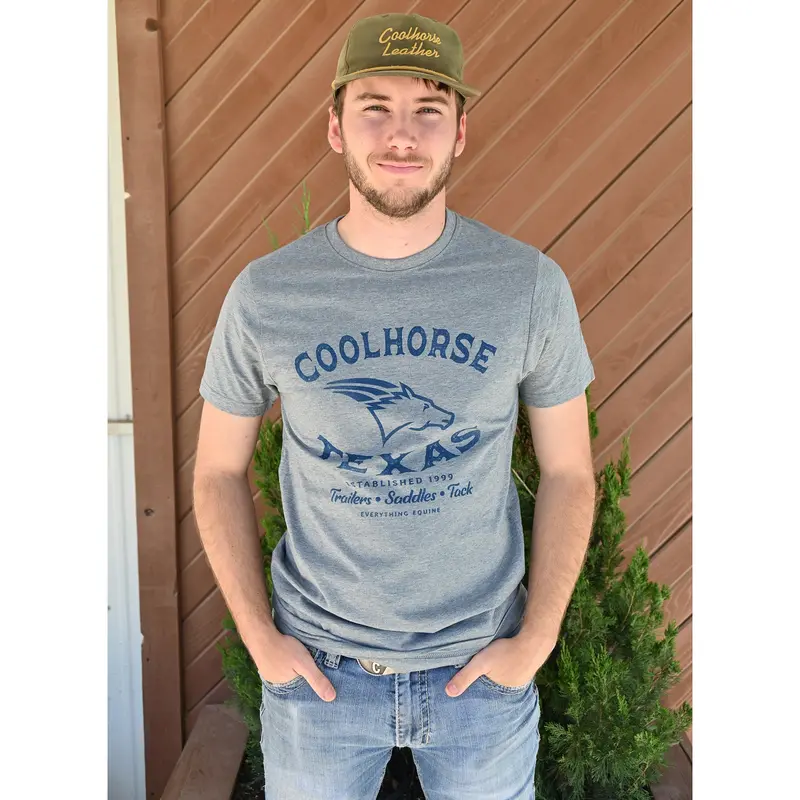 Coolhorse Light Grey Everything Equine Short Sleeve T-Shirt 2