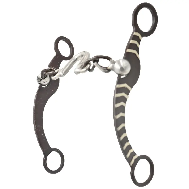 Coolhorse Ported Chain Bit Antique Brown With Silver Arrow 8" Shank 1