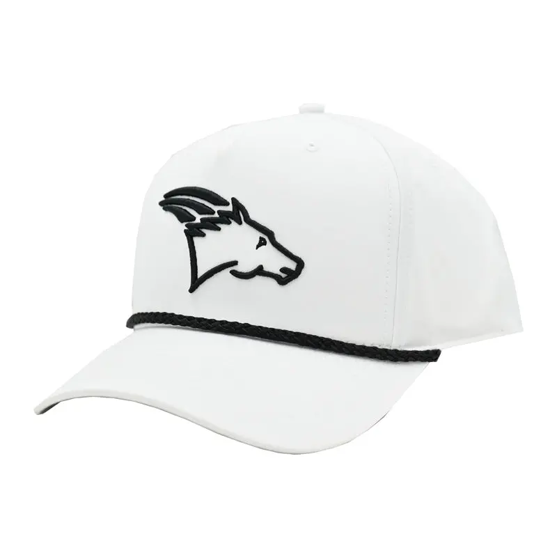 Coolhorse Rope Cap White With Coolhorse Logo 1