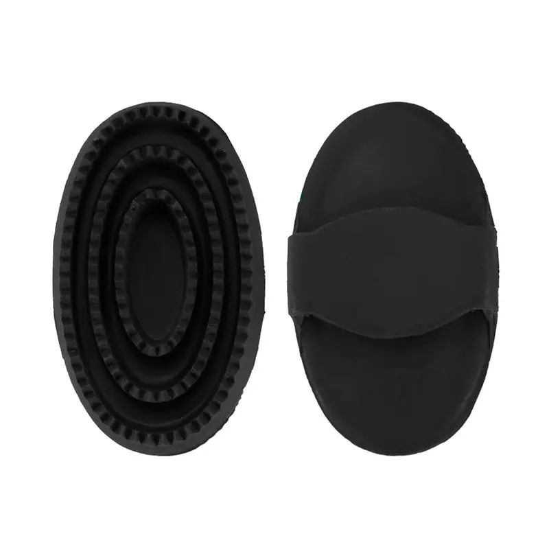 Coolhorse Rubber Curry Comb-Black 1