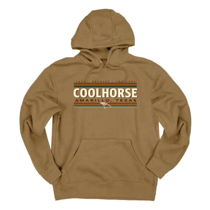 Coolhorse Russet Stripe Logo Hoodie 1