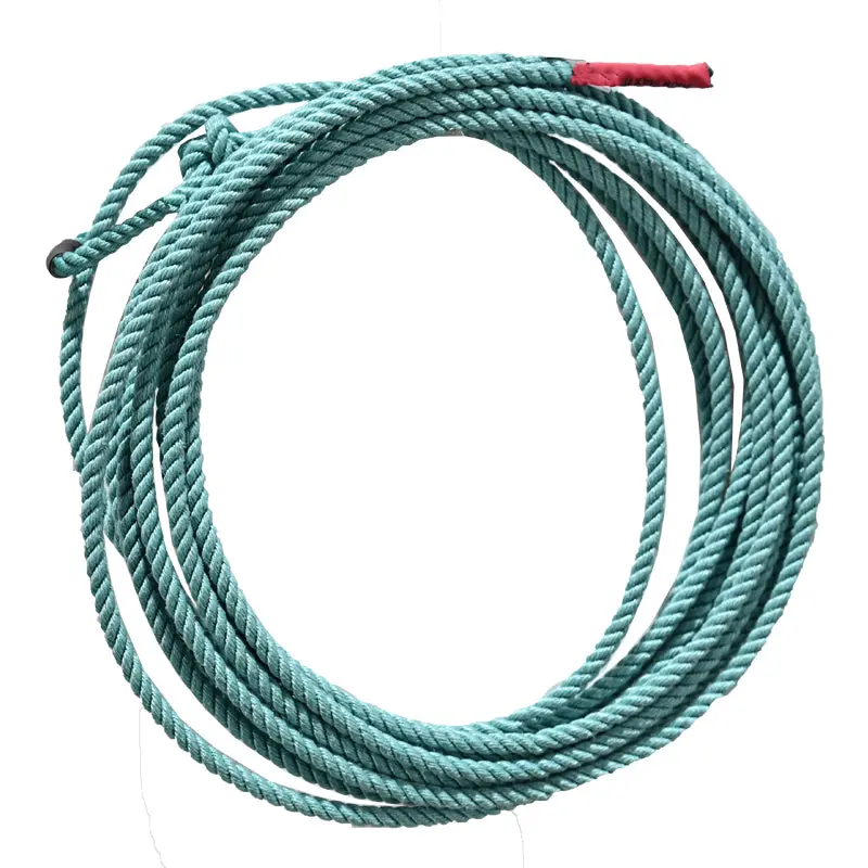 Cowboy Cordage Rocky Synco Poly Kid's Rope- Aqua 1