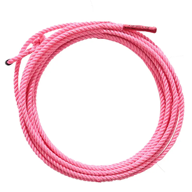 Cowboy Cordage Rocky Synco Poly Kid's Rope- Pink 1