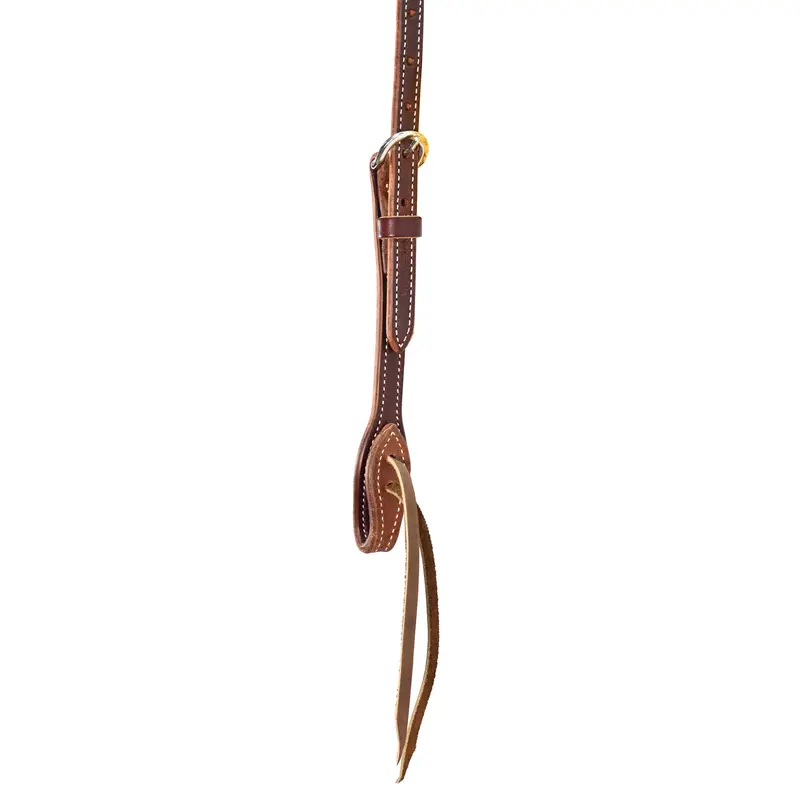 Cowperson Tack 5/8" Latigo Slot Ear Headstall 2