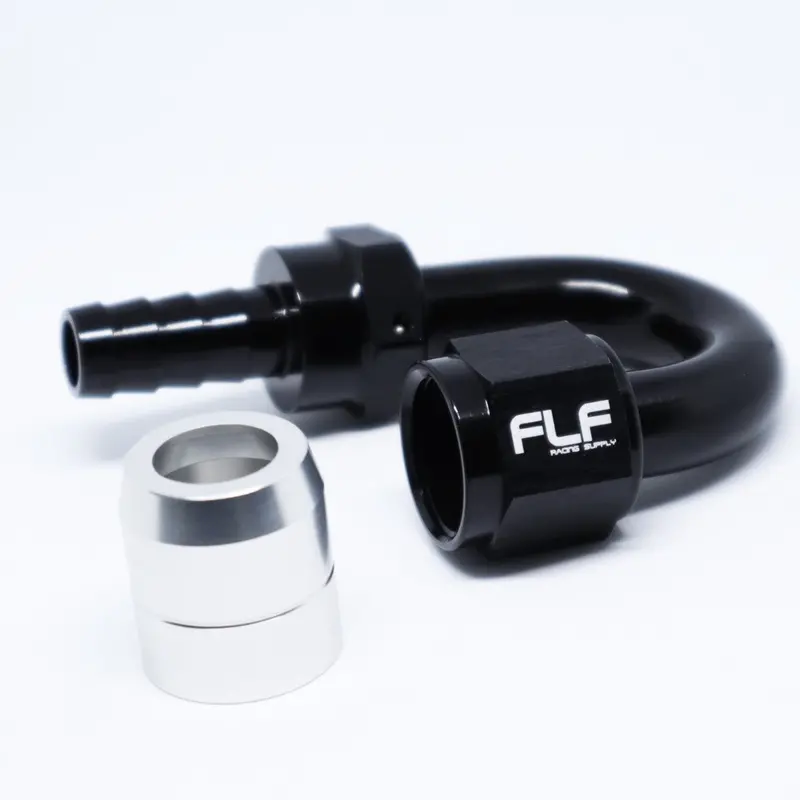 Crimp-On Swivel Hose End – 150 Degree An 1