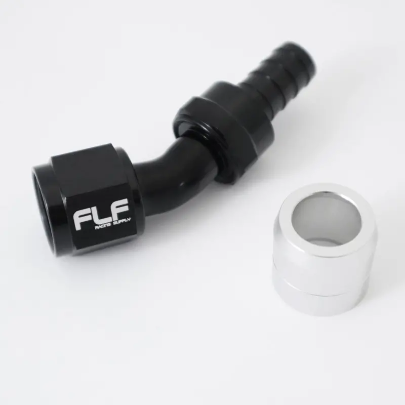 Crimp-On Swivel Hose End – 30 Degree An 1