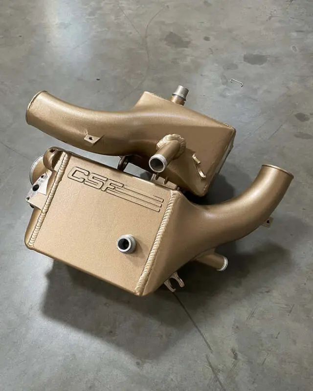Csf 2025+ Bmw G90 M5 / G99 M5 Touring Charge Air Cooler - Bismark Gold 1