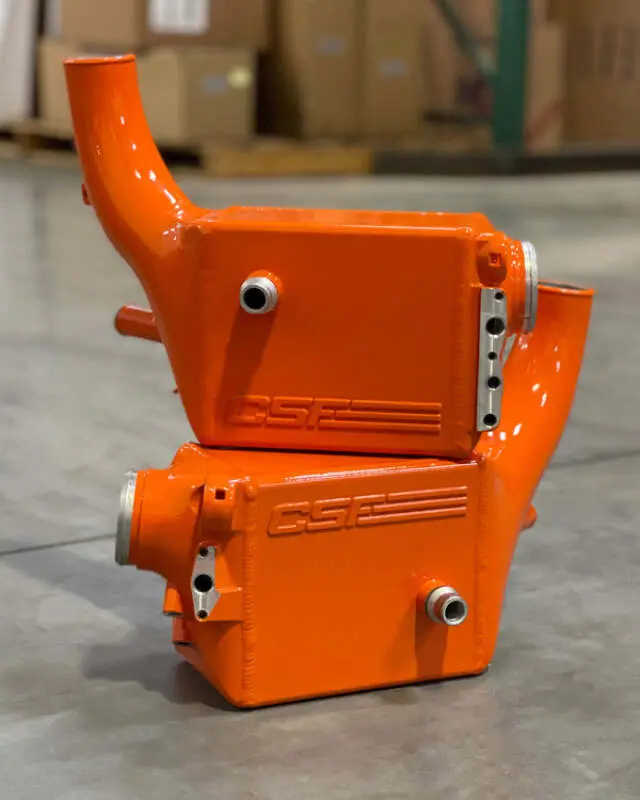 Csf 2025+ Bmw G90 M5 / G99 M5 Touring Charge Air Cooler - Fire Orange 1