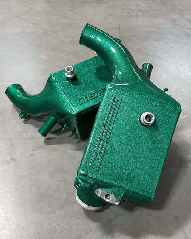 Csf 2025+ Bmw G90 M5 / G99 M5 Touring Charge Air Cooler - Isle Of Man Green 1