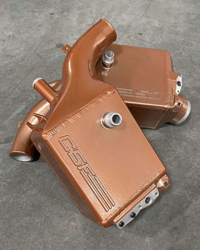 Csf 2025+ Bmw G90 M5 / G99 M5 Touring Charge Air Cooler - Vintage Rose Gold 1