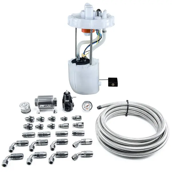 Deatschwerks Dw400 Pump Module + Return Kit Ss Cpe For 9Th Gen Honda Civic Si 1