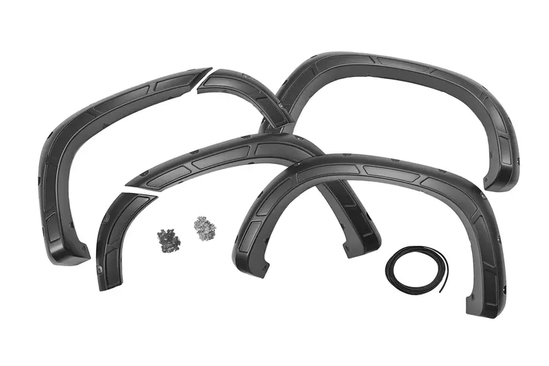 Defender Fender Flares | Gba Black | Chevy Silverado 1500 2Wd/4Wd (19-26) 1