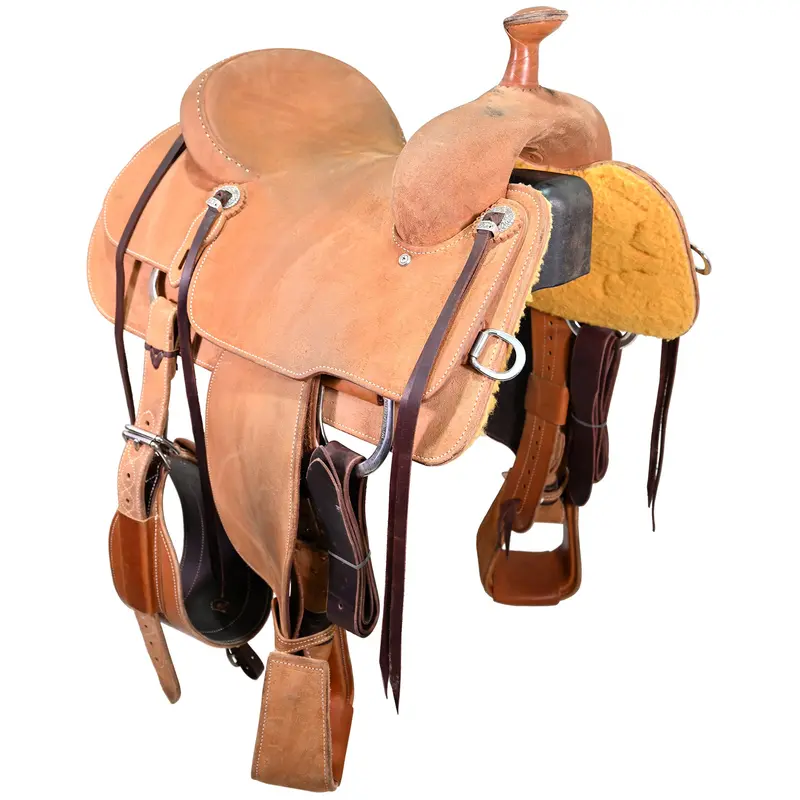 Demo 14.5" Martin Team Roping Saddle 1
