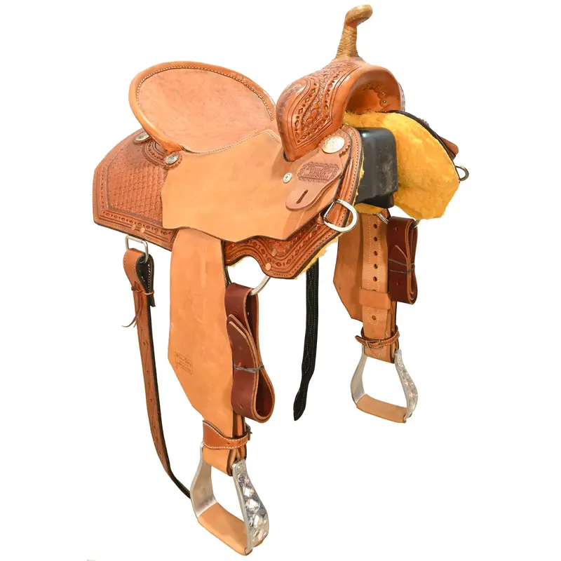Demo 16" Robert Teskey Barrel Saddle 1