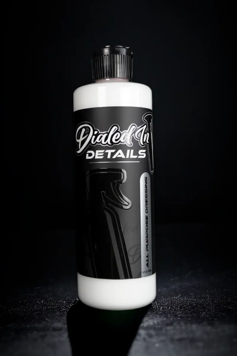 Dialed In Details All Purpose Dressing – Tire, Trim & Interior Dressing 1