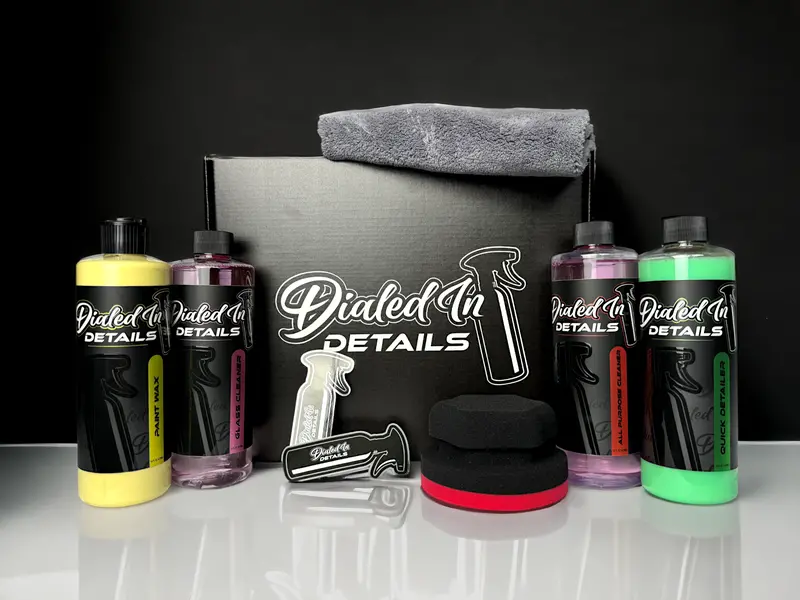 Dialed In Details Bracket Box – Essential Automotive Detailing Gift Kit 1