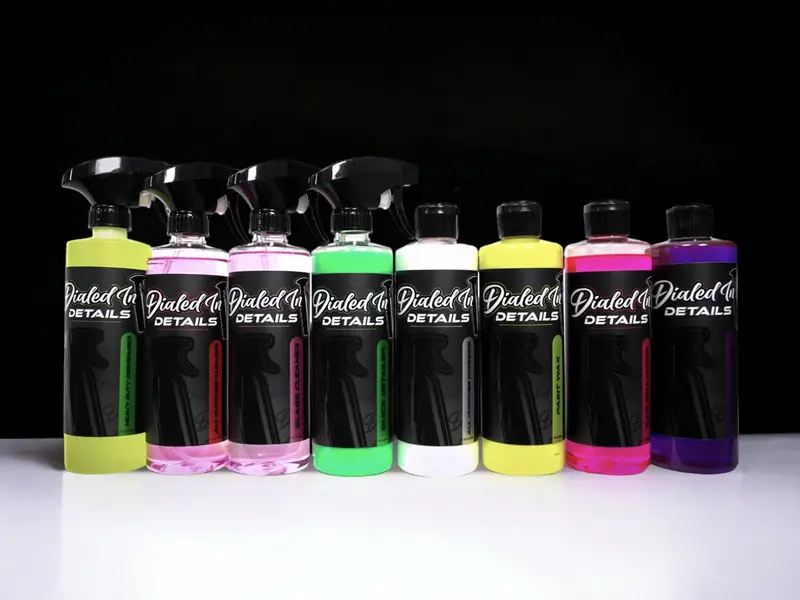 Dialed In Details Chemical Kit – Complete Automotive Detailing Chemicals 1