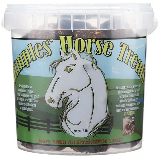 Dimples Horse Treats With Pill Pocket- 3Lb 1