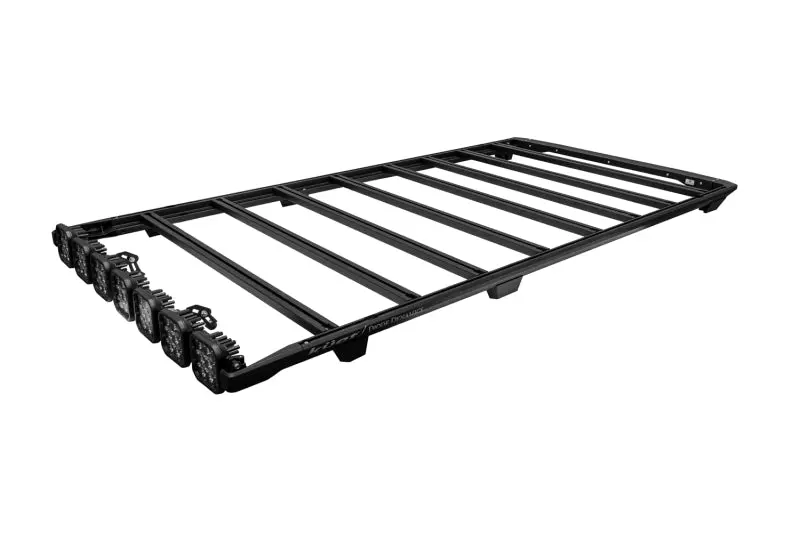 Diode Dynamics 10-24 Toyota 4Runner Dek Roof Rack 7-Pod Ss5 Sport Light Bar - White Driving 1