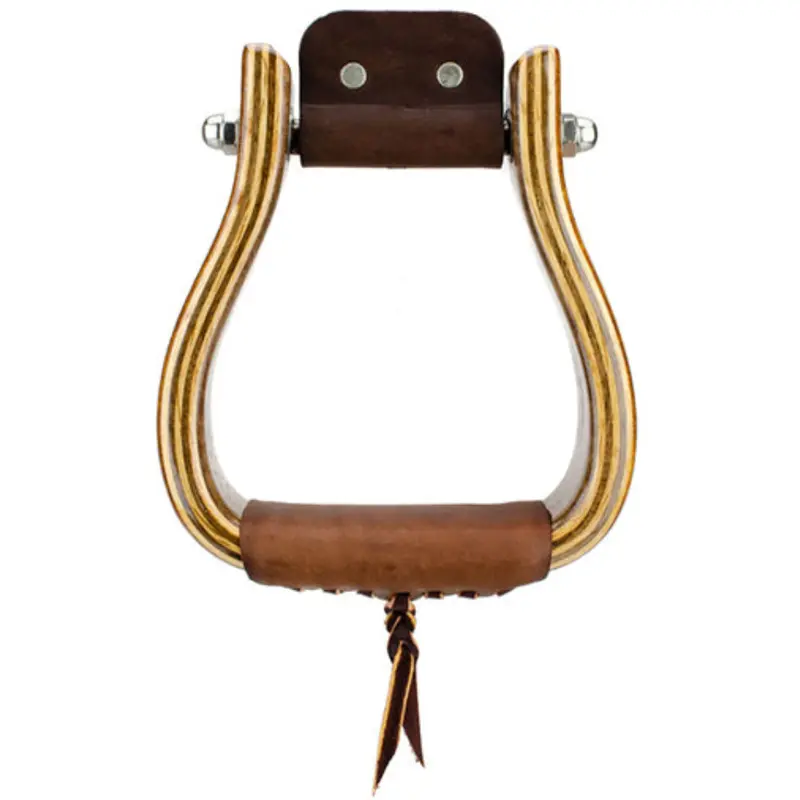 Don Orrell 3" Flat Bottom Walnut Stirrups 2