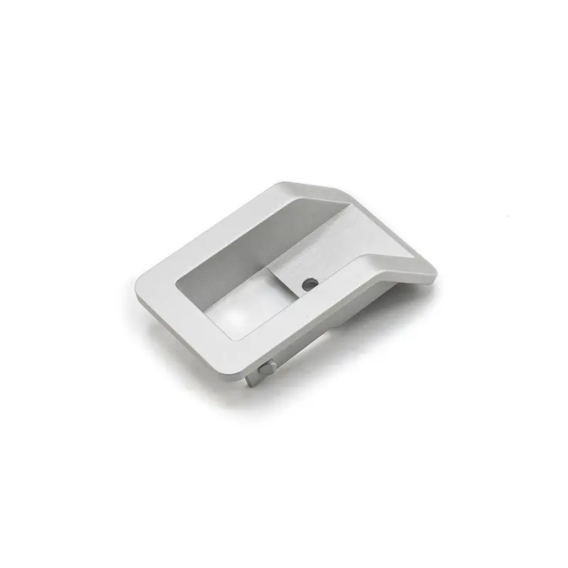 Door Lock Escutcheon - Satin Silver 1