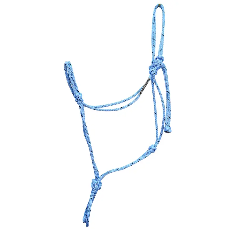 Double Diamond Halter Designed By Buck Brannaman- Light Blue/Black 1