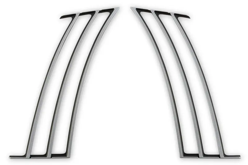 Drake Muscle Cars Quarter Window Chrome Trim 1
