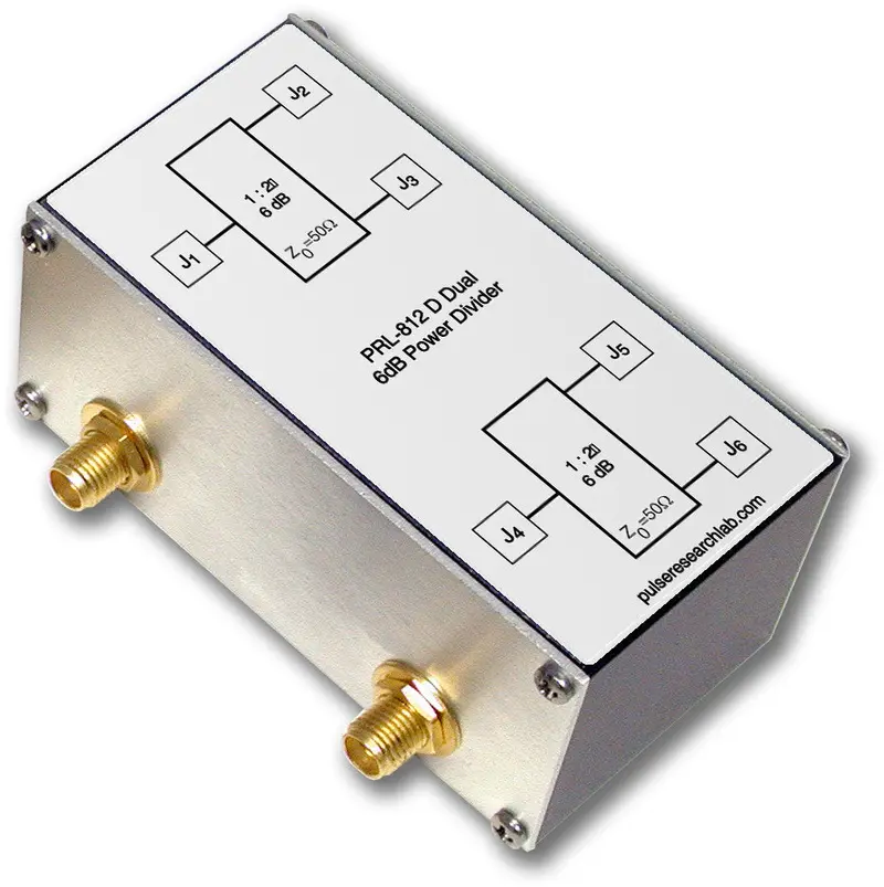 Dual Channel, 6 Db (1:2) Rf Power Splitter 1