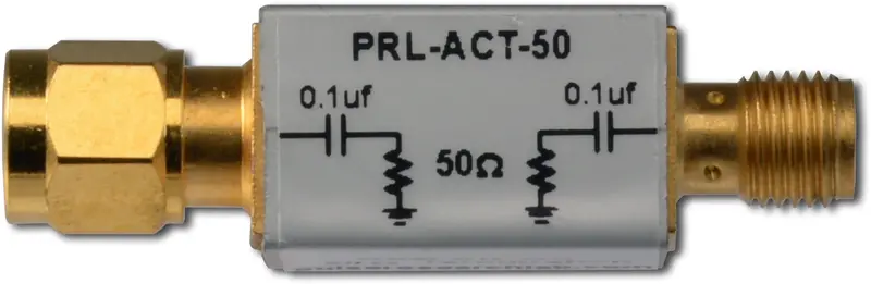 Dual Channel Ac-Coupled 50 Ohm Termination, Sma M/F 1