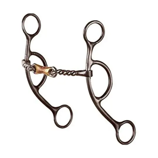 Dutton Bit Twisted Wire Gag Bit With Dogbone 1