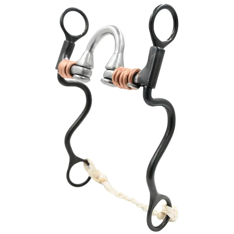 Dutton Bits Large Correction Port Bit With Copper Ring Bars On Cavalry Shanks 1