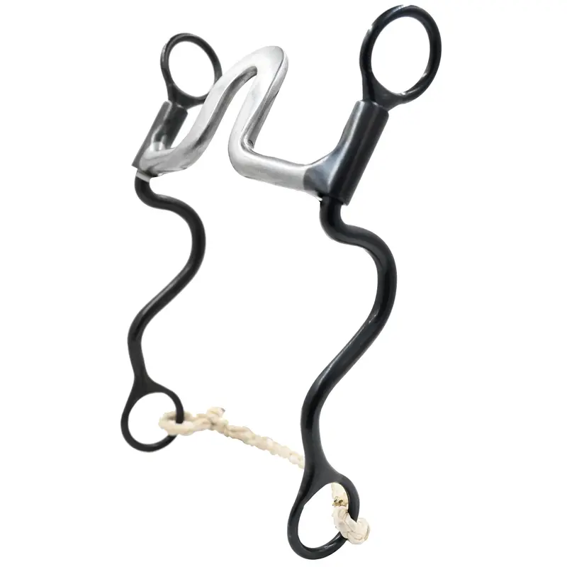 Dutton Bits Solid High Spoon Port Bit On Cavalry Shanks 1