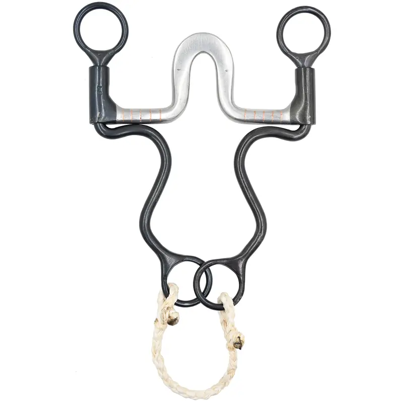 Dutton Bits Solid High Spoon Port Bit On Cavalry Shanks 2