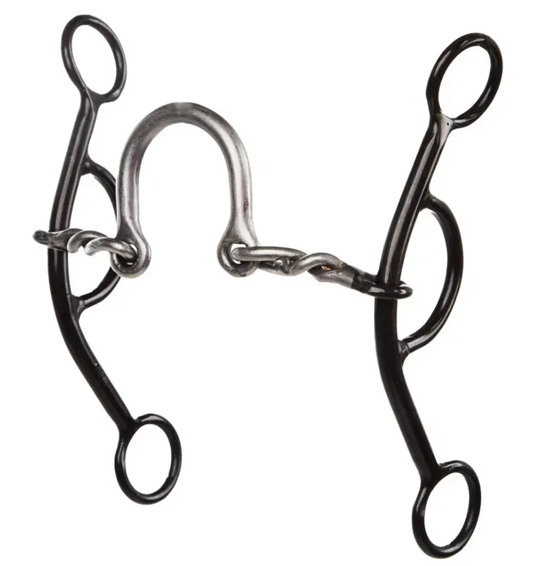Dutton Bits Twisted Wire Ported Gag Bit 1
