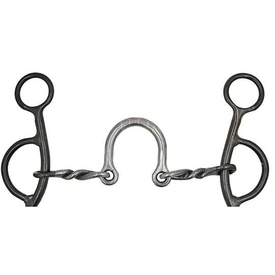 Dutton Bits Twisted Wire Ported Gag Bit 2