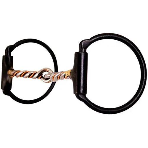 Dutton Twisted Copper Inlay Snaffle Bit 1